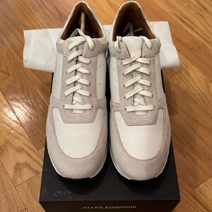 Allen Edmonds Men's Beige and White Sneakers